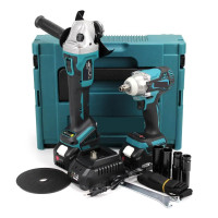 Набір 2в1 Instrumentop 36V5  Гайковерт DTW301 та Болгарка DGA504 для професіоналів